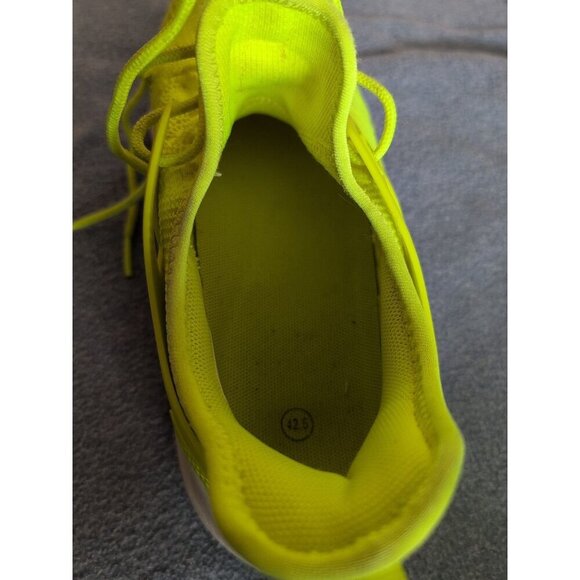 Neon Yellow Running Athletic Shoes Sneakers EUR 43, Men 9.5/10, Women 11 - Picture 5 of 8